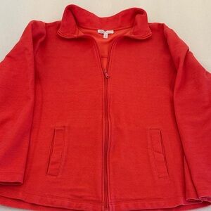 Talbots Coral Zip-Up Jacket